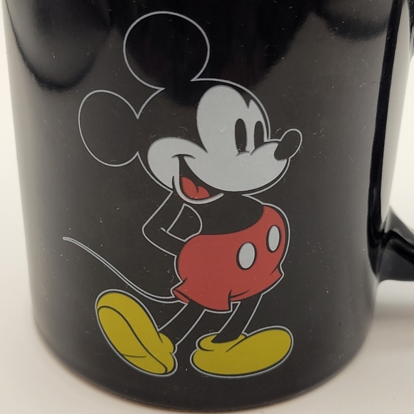 Disney Mickey Mouse Mug Black Red Coffee Cup. - Picture 2 of 5